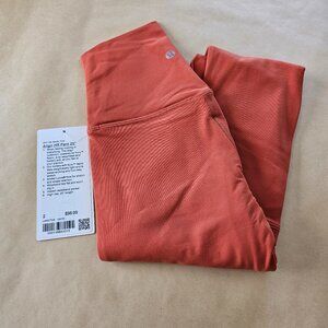 Lululemon Align HR Pant 25", size 2, Burnt Orange